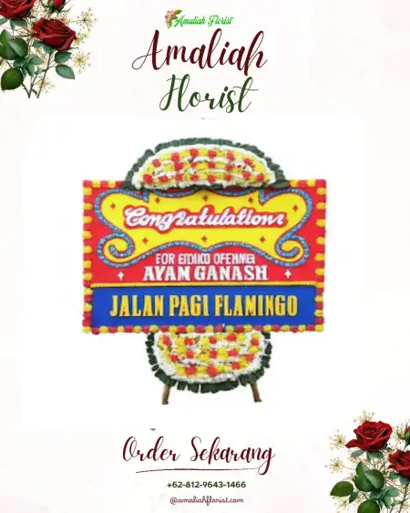 Sewa Papan Bunga Bandardawung